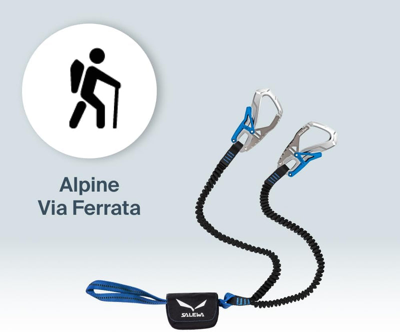 SALEWA SET VIA FERRATA ERGO CORE, silver, UNI, Set Via