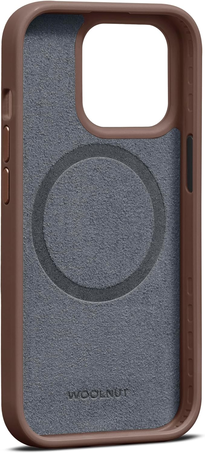 Woolnut Leder Hülle Case für iPhone 15 Plus - Cognac Braun iPhone 15 Plus Braun, iPhone 15 Plus Brau