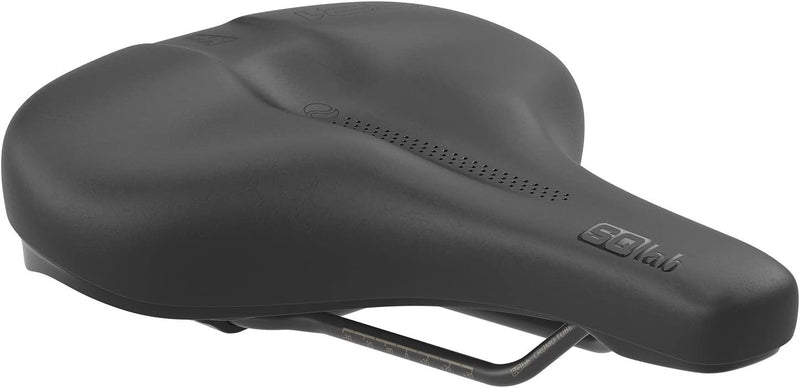 SQlab Unisex – Erwachsene 621 Ergolux Active 2.1 Fahrradsattel 21 cm Schwarz, 21 cm Schwarz