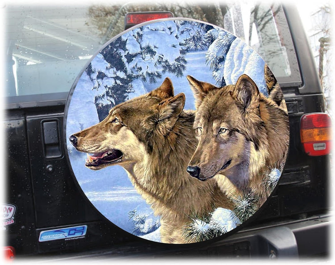 AB3-00238 WOLF 3 Reserveradabdeckung 79x30 cm Ersatzradabdeckung Reserveradhülle Reifencover Radhüll