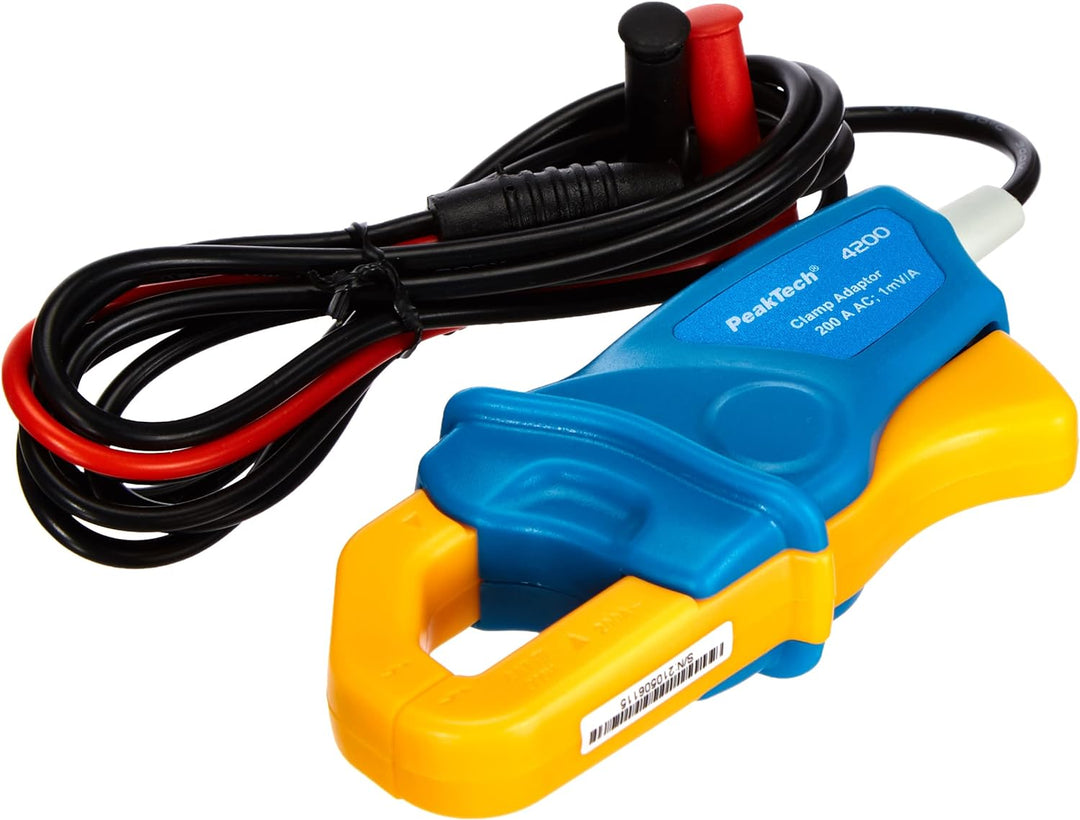 PeakTech 3445 - True RMS Digital Multimeter mit 4.0 Bluetooth & Stromzangenadapter 200 A AC für Digi
