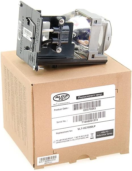Alda PQ Referenz, Beamer Lampe kompatibel mit Mitsubishi VLT-HC7000LP,HC6500, HC6500U, HC7000, HC700