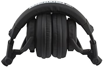 7even Headphone black / Dj, Hifi, Sport Kopfhörer schwarz , dreh-klappbar, tauschbares Kabel, 110db,