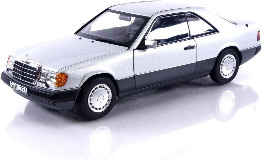 Norev NV183880 1:18 300 CE-24 Coupé 1990 Silber Mercedes-Benz Sammlerstück Modell, Multi