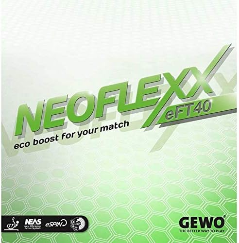 GEWO Belag Neoflexx eFT 40 Farbe 1,9 mm, schwarz, Grösse 1,9 mm, schwarz