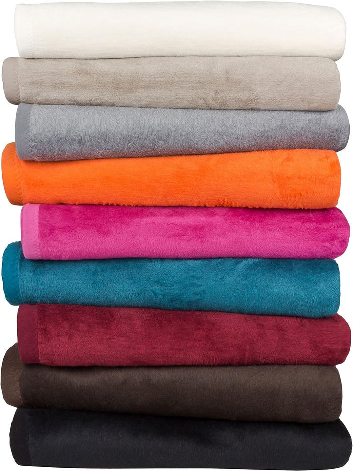 Moon Kuscheldecke Wohndecke Wolldecke XXL 220x240 Dunkelbeige