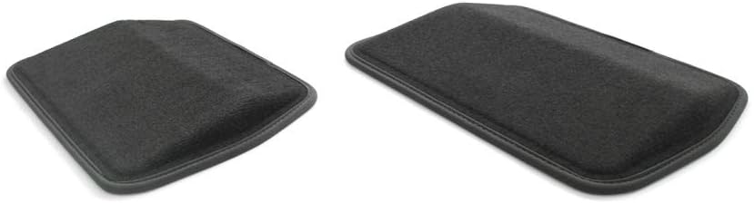 Skoda 000061141A Fussstütze Lounge Step Fussraum Fussmatte Textil Komfort Fussablage, Schwarz