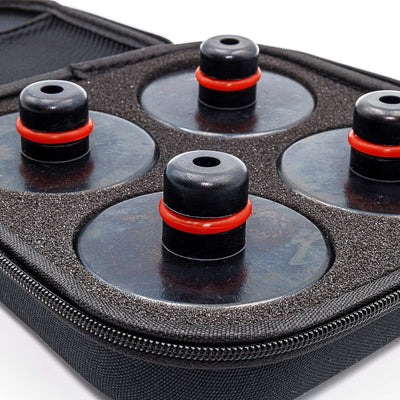 Tesvolution® Wagenheber Aufnahmen für Tesla Model 3 Model Y/S/X - Gummipuffer Auflagen Pads als Adap
