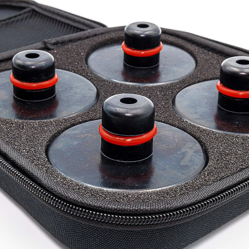Tesvolution® Wagenheber Aufnahmen für Tesla Model 3 Model Y/S/X - Gummipuffer Auflagen Pads als Adap
