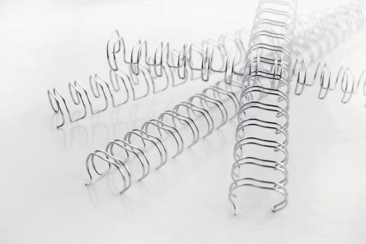 WireBind Drahtbinderücken, 100 Stück, 12.5mm,silber silber 12.5mm, silber 12.5mm