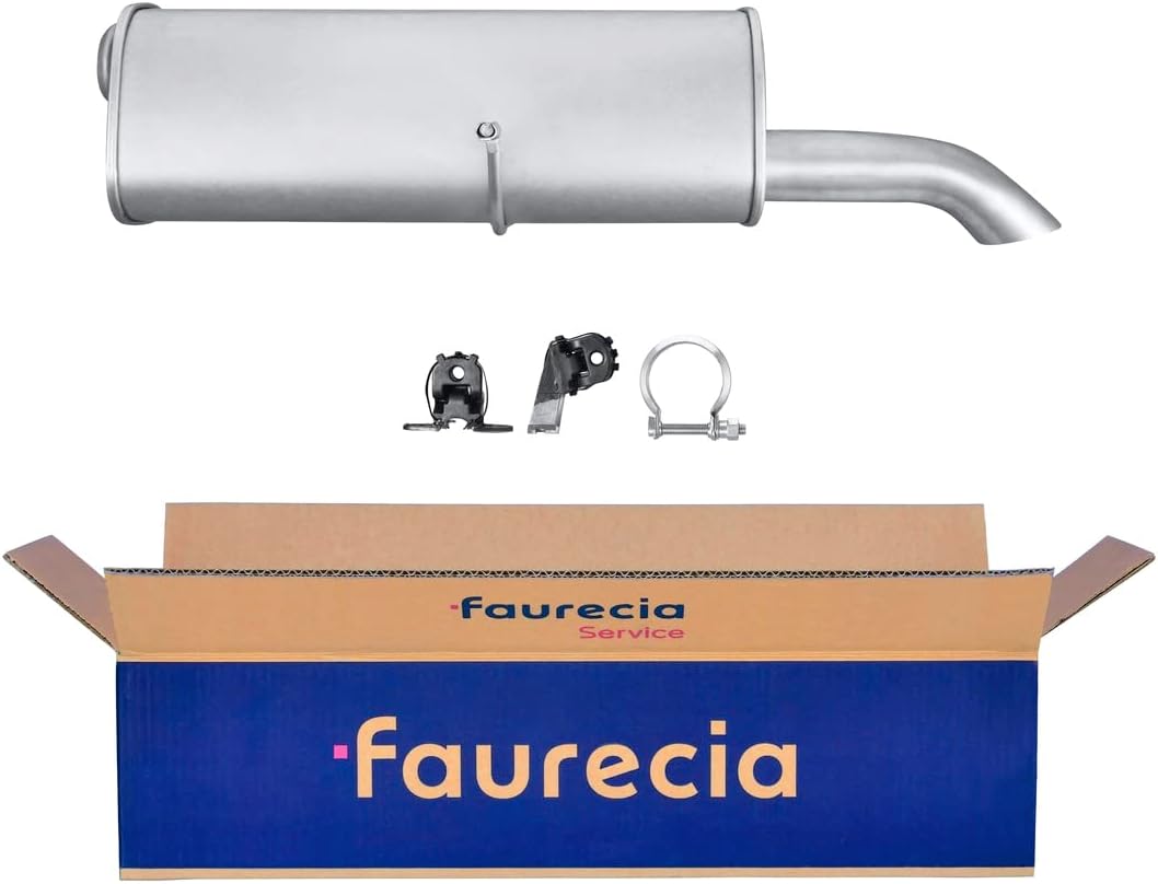 HELLA 8LD 366 032-381 Endschalldämpfer - Easy2Fit® Kit - hinten - einteilig - Set mit Anbauteilen