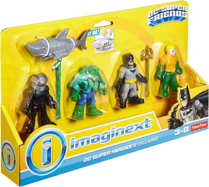 DC Super Friends Heroes & Villains Imaginext Set Aquaman Black Manta by Imaginext