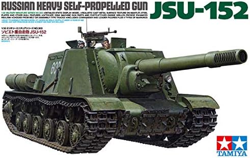 Tamiya 300035303 - 1:35 WWII Russischer Kampfpanzer JSU-152 (2), grün