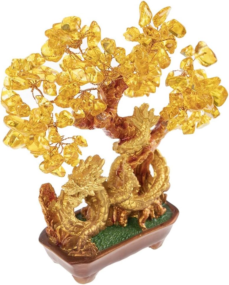 lachineuse Dragon-Baum aus Zitrone – Feng Shui – Erfolg, Reichtum und Wohlstand Drache - Citrin, Dra