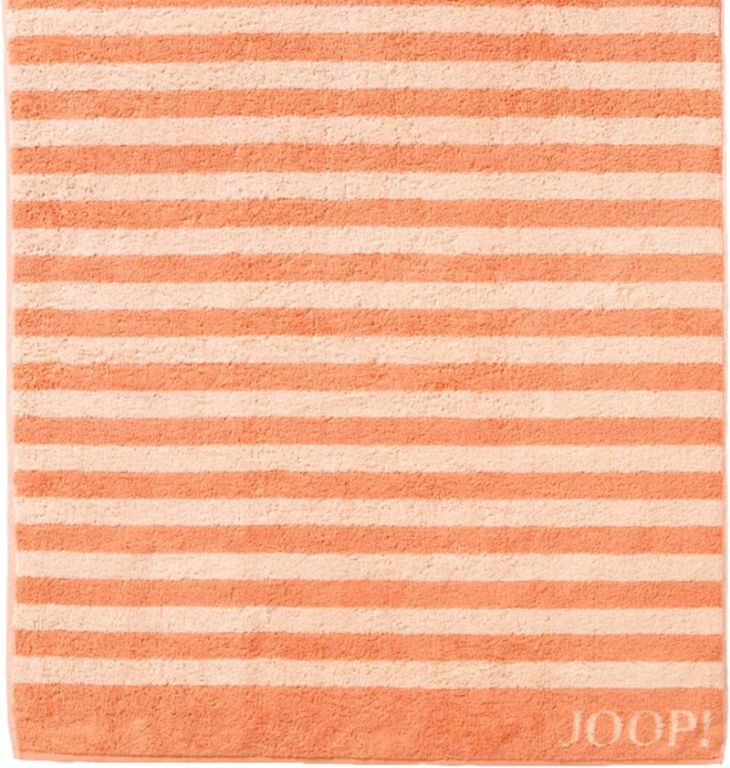 JOOP! Saunatuch Classic Stripes 1610 32 Saunatuch Gestreift Orange Pfirsich Töne Frottee Streifen, G