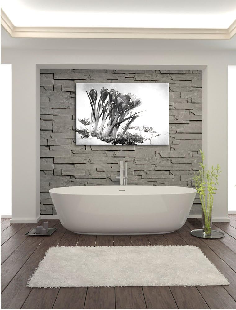 Pixxprint Frühling florwer Hintergrund als Leinwandbild/Grösse: 100x70 cm/Wandbild/Kunstdruck/fertig