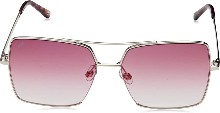 Web Unisex-Erwachsene WE0210 16Z 57 Brillengestelle, Silber (Palladio LucSpecchiato), 57.0
