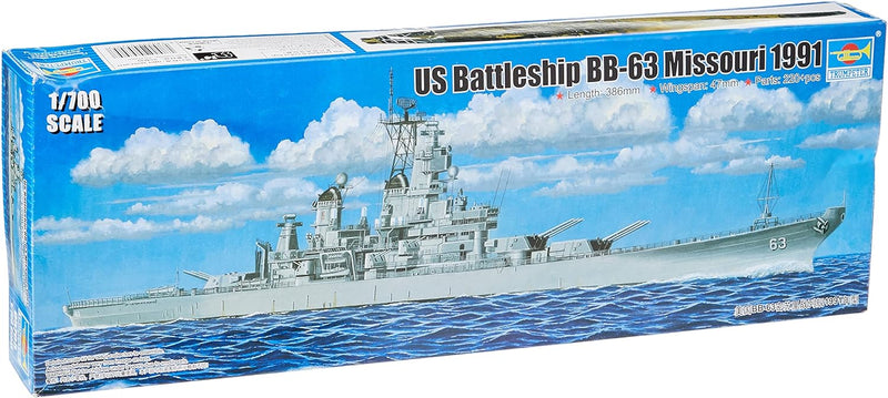 Trumpeter 05705 Modellbausatz Schlachtschiff USS Missouri BB-63 1991