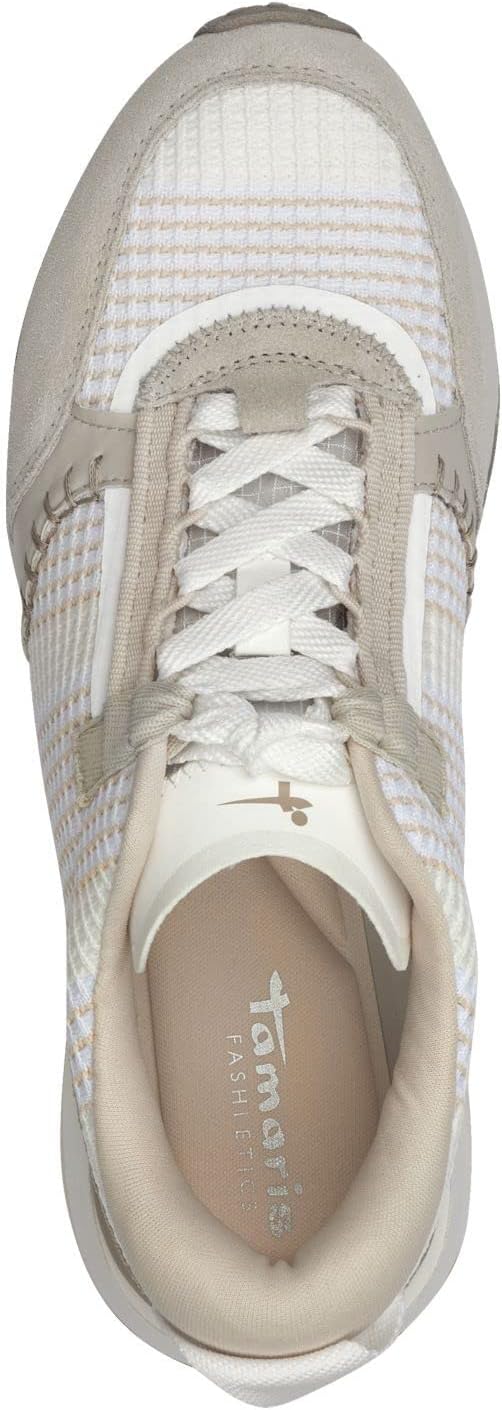 Tamaris Fashletics Damen Sneaker 1-1-23720-30 normal 38 EU Offwhite Comb, 38 EU Offwhite Comb