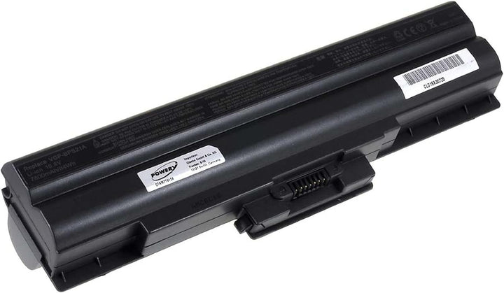 Akku für Sony VAIO VGN-CS92JS 6600mAh Schwarz, 10,8V, Li-Ion
