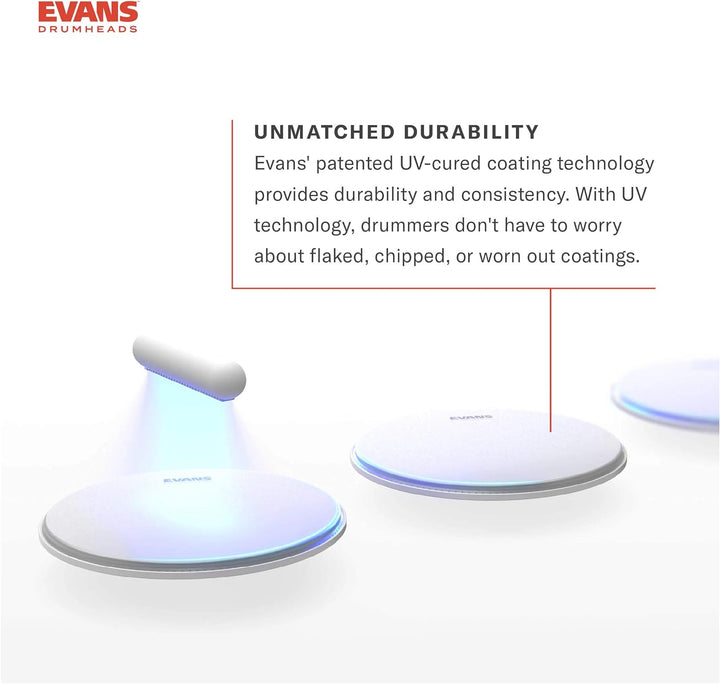Evans B08UV1 UV1 beschichtetes Schlagfell 8-inch, 8-inch