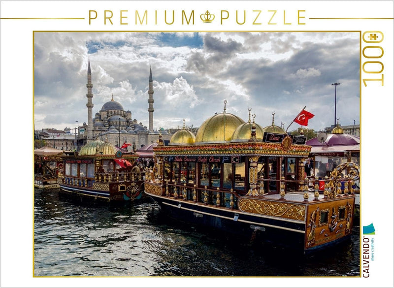 CALVENDO Puzzle Hafen in Istanbul 1000 Teile Lege-Grösse 64 x 48 cm Foto-Puzzle Bild von Rico Ködder