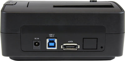 StarTech.com 1-Bay USB 3.1 / eSATA auf SATA Festplatten Dockingstation, Externer USB 3.1 (10 Gbit/s)