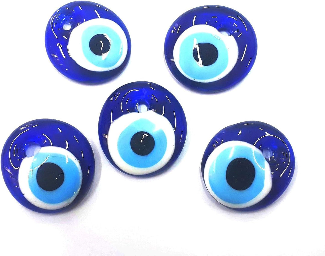 10 Stück Nazar Boncuk Boncugu 2,5/3/4/5 cm Blaues Auge, Evil Eye, Türkischer Glücksbringer, Gastgesc