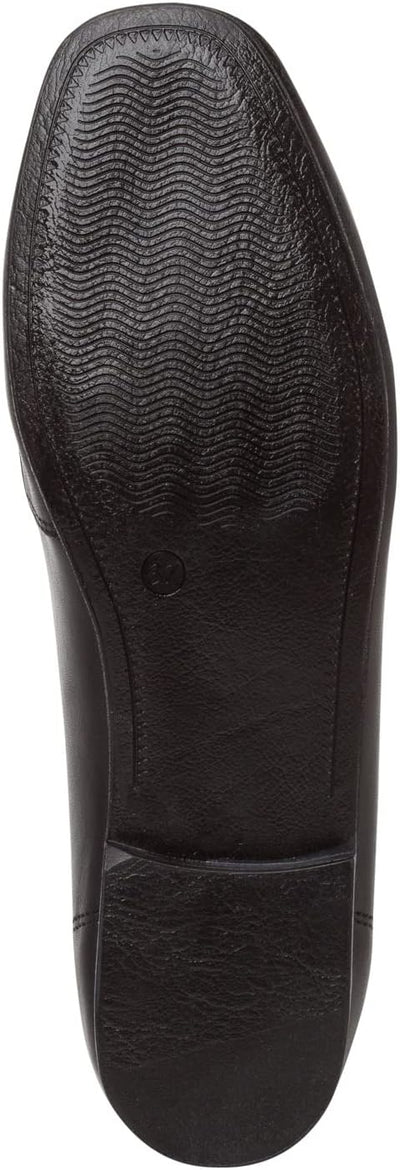 Tamaris Damen Slipper, Frauen Slip On,TOUCHit-Fussbett 37 EU Schwarzes Leder, 37 EU Schwarzes Leder