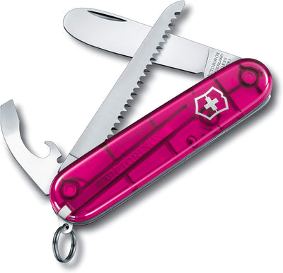 Victorinox Taschenmesser My First Victorinox (9 Funktionen, Abgerundete Klinge, Kette und Kordel) pi