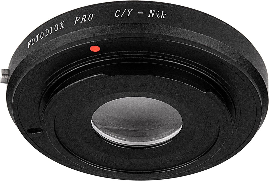 Fotodiox Pro Lens Mount Adapter Compatible with Contax/Yashica (CY) Lenses on Nikon F-Mount Cameras