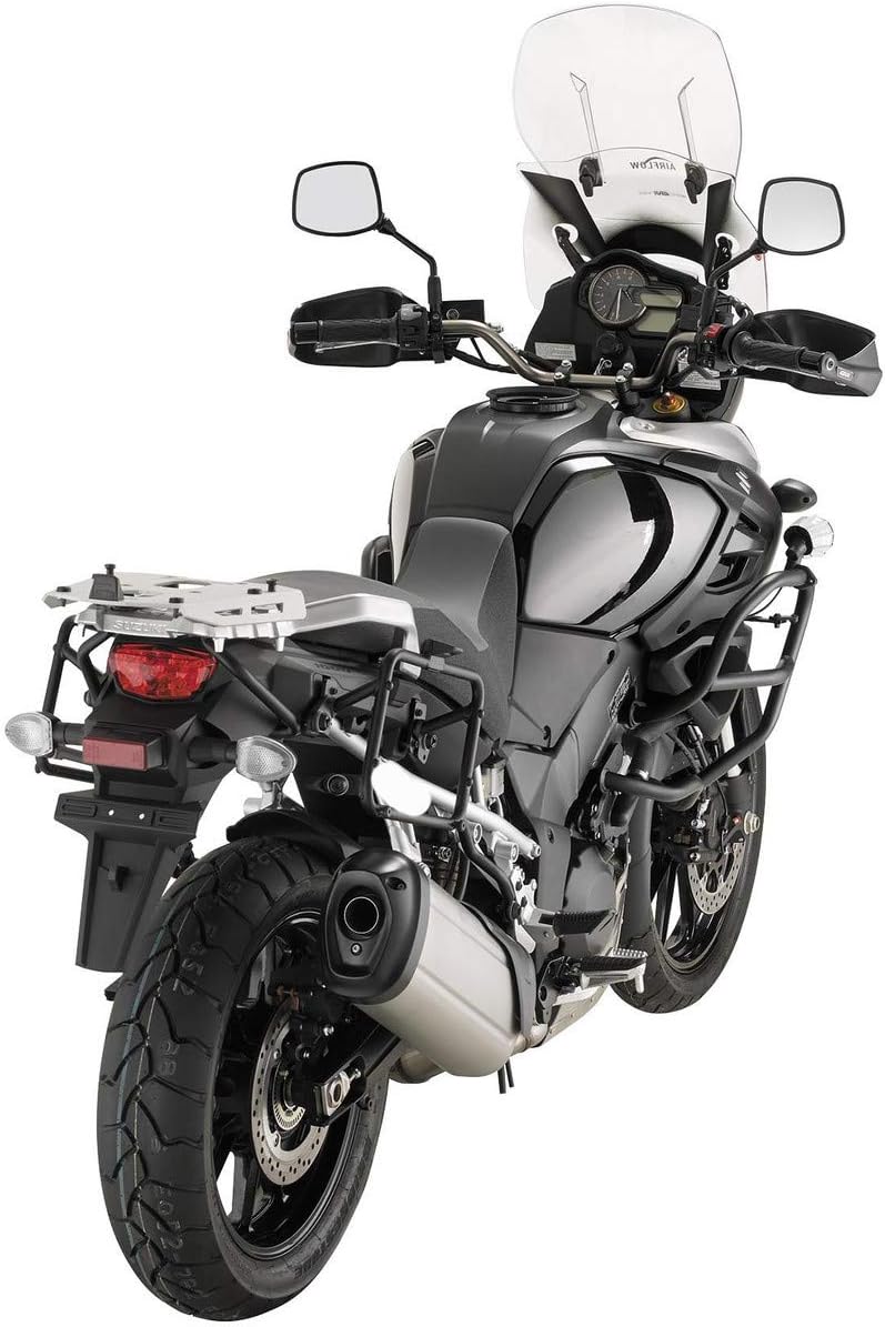Monokey Motorrad Kofferträger PLR (abnehmbar) Suzuki DL 650 V Strom (2011) Einheitsgrösse Schwarz, E