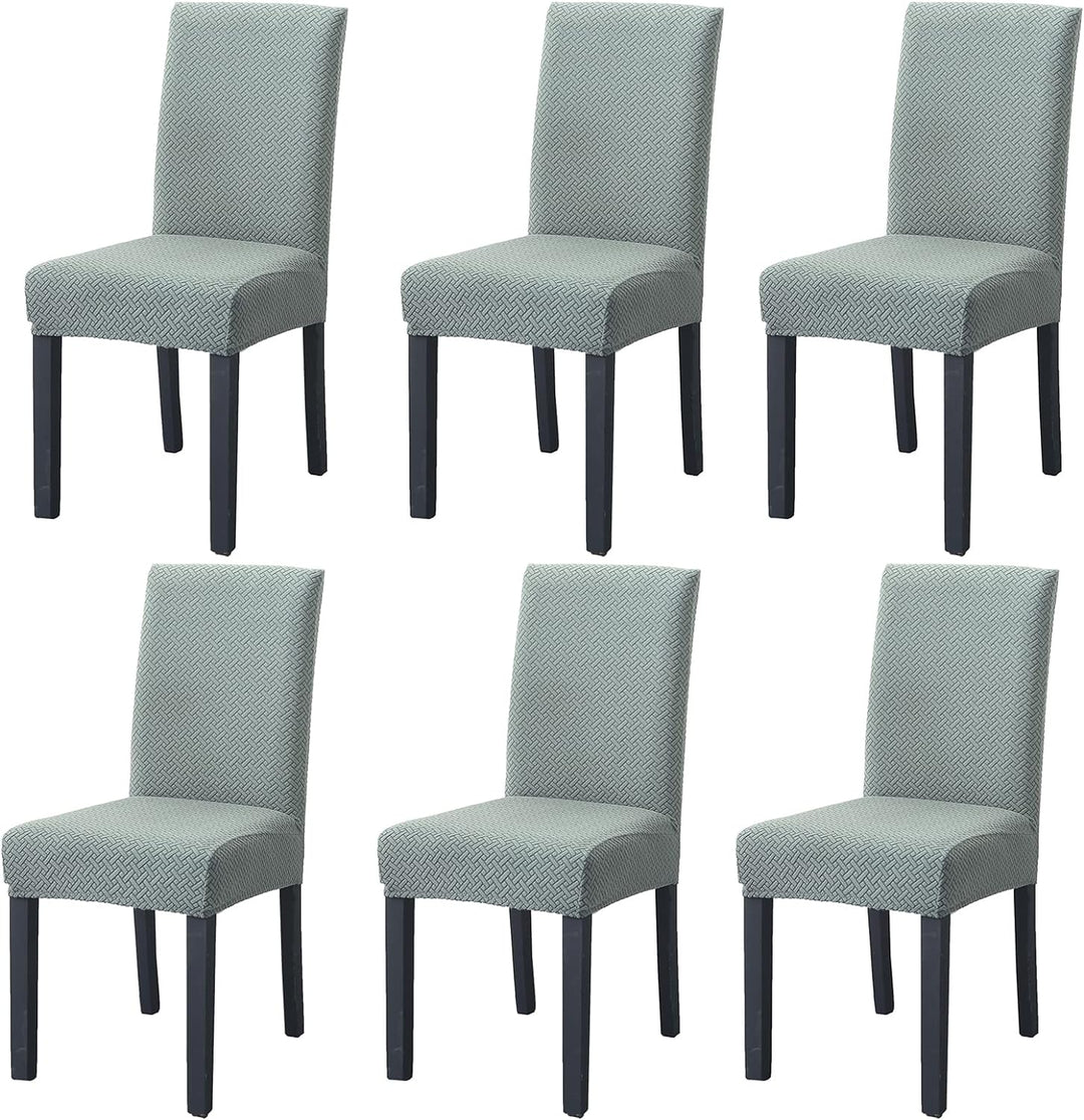 PETCUTE Stuhlhusse stuhlüberzug hussen für stühle Stretch stuhlschleifen Stretch stuhlhussen Grün 6e