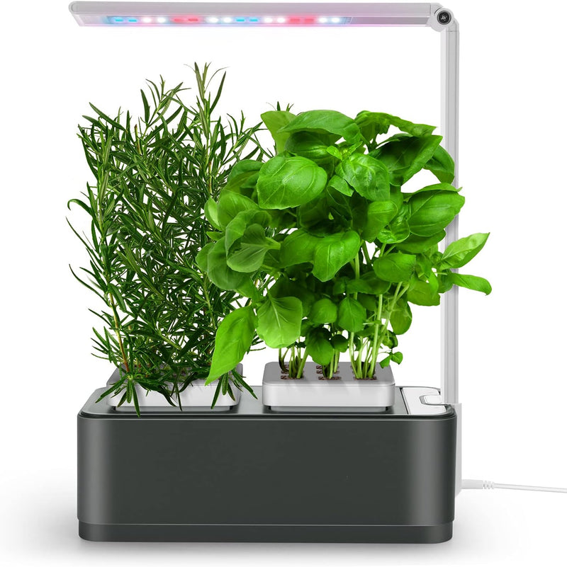 amzWOW Clizia Smart Garden - hydroponische anzuchtsysteme mit led pflanzenlampe - Automatisches Time