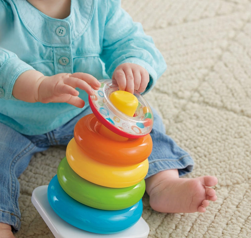 Fisher Price Baby Trio - Ringpyramide Bauklötze Xylophon Musik und Motorik