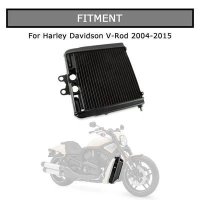Ölkühler Kühler Motorkühler Wassertankkühler für Harley VRSCA V-Rod 2004-2013, für V-Rod VRSCD VRSCR