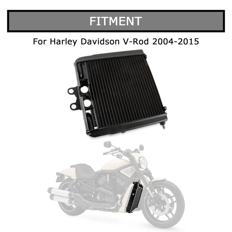 Ölkühler Kühler Motorkühler Wassertankkühler für Harley VRSCA V-Rod 2004-2013, für V-Rod VRSCD VRSCR