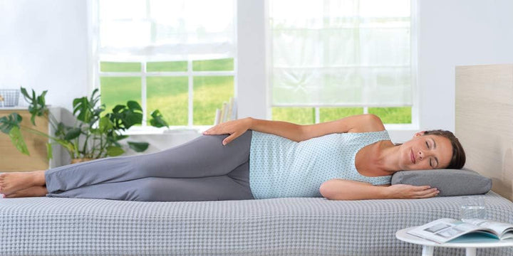 Theraline Pearlfusion orthopädisches Schlaf- & Nackenstützkissen, Standardbreite 50 cm | Höhe 12 cm