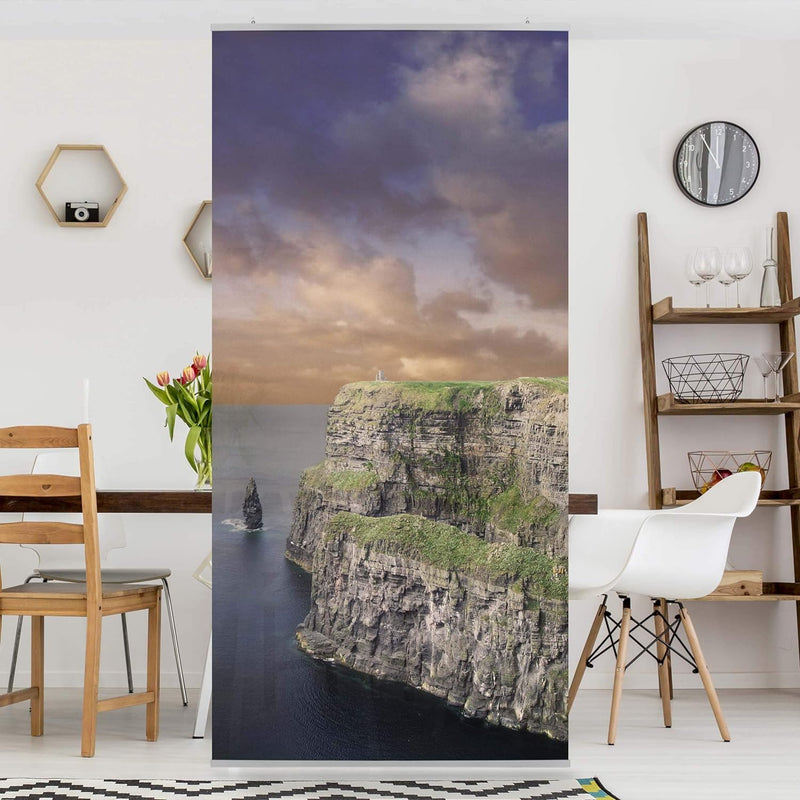 Bilderwelten Raumteiler Cliffs of Moher 250x120cm ohne Halterung 250x120cm without hanger, 250x120cm