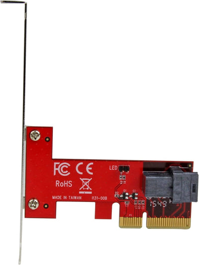 StarTech.com PCI Express x4 auf SFF-8643 Adapter für PCIe NVMe U.2 SSD - U.2 2,5" NVMe SSD Adapter (