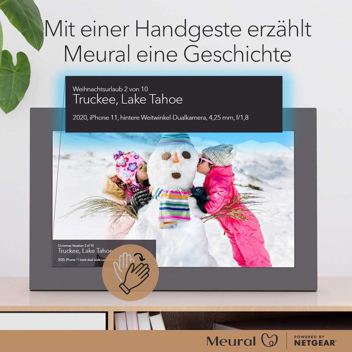 MEURAL MC315 Digitaler Bilderrahmen 15 Zoll (private Fotofreigabe und NFT Crypto Art, elektronischer