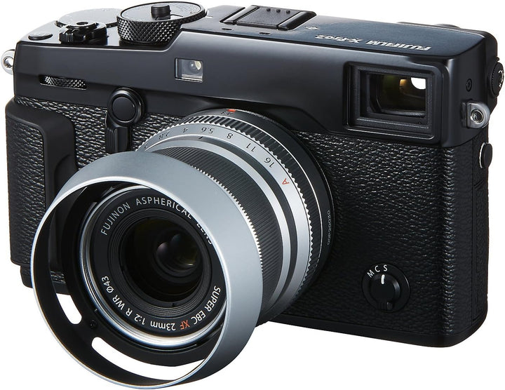 Fujifilm LH-XF35-2 Gegenlichtblende Objektivabdeckung silber, silber