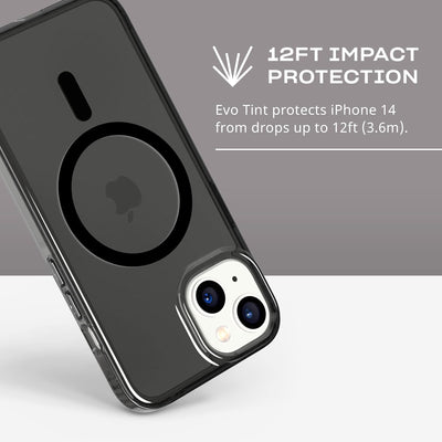 tech21 iPhone 14 Evo Tint kompatibel mit MagSafe® - Stossdämpfende & Kratzfeste getönte Handyhülle m