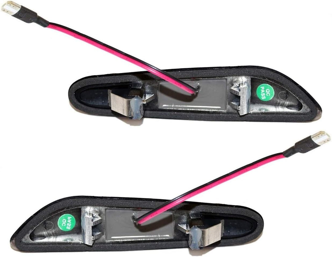 LED dynamische LED Seitenblinker Laufblinker (LED Seitenlaufblinker, getönt) kompatibel mit: BMW X1