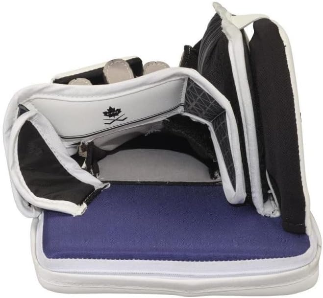 CCM EFLEX 6.9 Eishockey Torwart-Blocker, Intermediate Regulär Weiss, Regulär Weiss