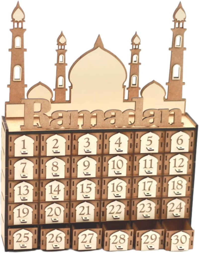 Ramadan Kalender, DIY Ramadankalender aus Holz (MDF), Ramadan Geschenk für Kinder, Ramadankalender z