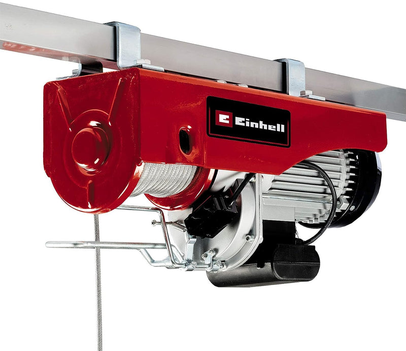 Einhell Seilhebezug TC-EH 1000 (1.600 W, bis zu 500 kg auf 18 m, bis 999 kg auf 9 m, Not-Aus, autom.