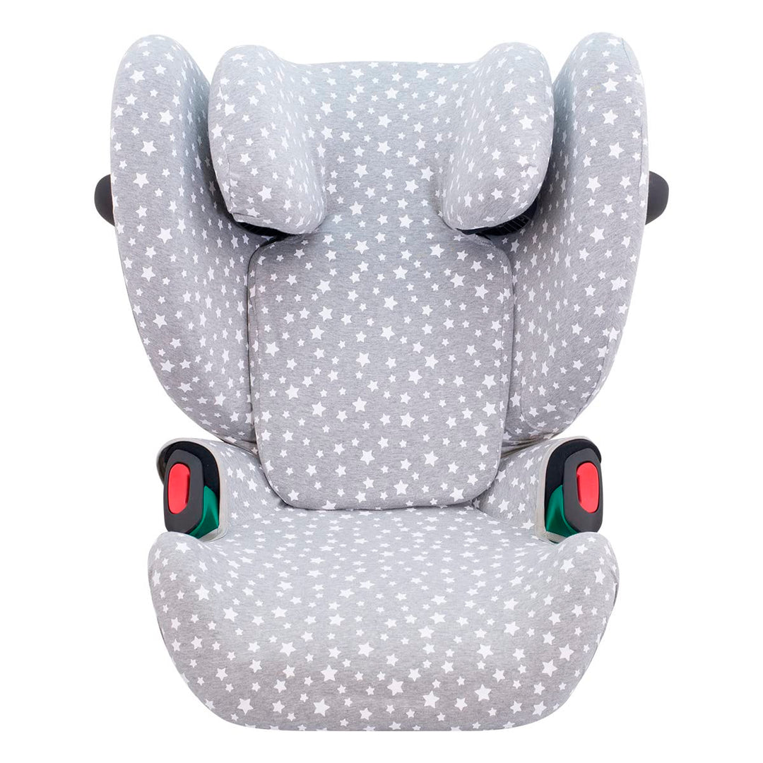 JYOKO KIDS Bezug Kompatibel mit Cybex Solution G I-size (White Star), White Star