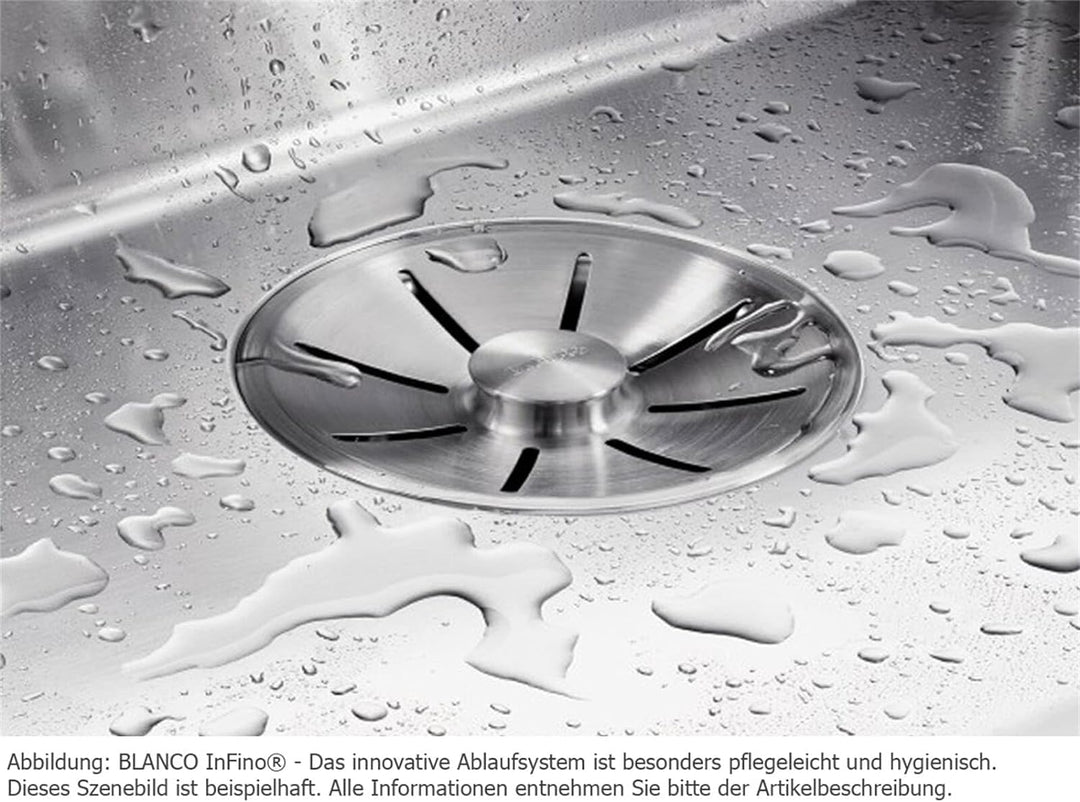 BLANCO ANDANO 400/400-IF/A | Edelstahl | Einbauart: Einbau von Oben & Flächenbündig | mit Ablauffern
