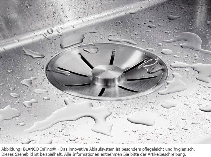BLANCO ANDANO 400/400-IF/A | Edelstahl | Einbauart: Einbau von Oben & Flächenbündig | mit Ablauffern